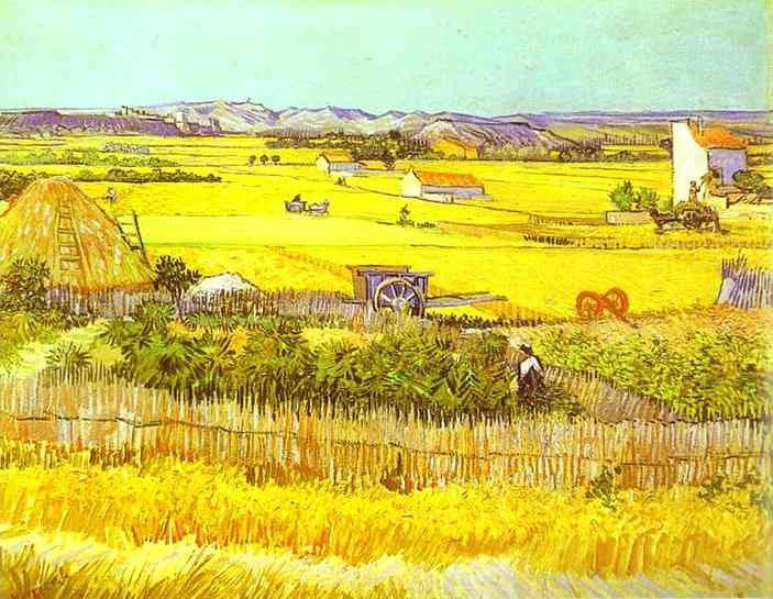 Vincent van Gogh Harvest Landscape